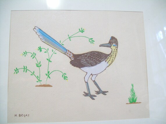 Harrison Begay Navajo Artist Silkscreen Framed by Belfry122