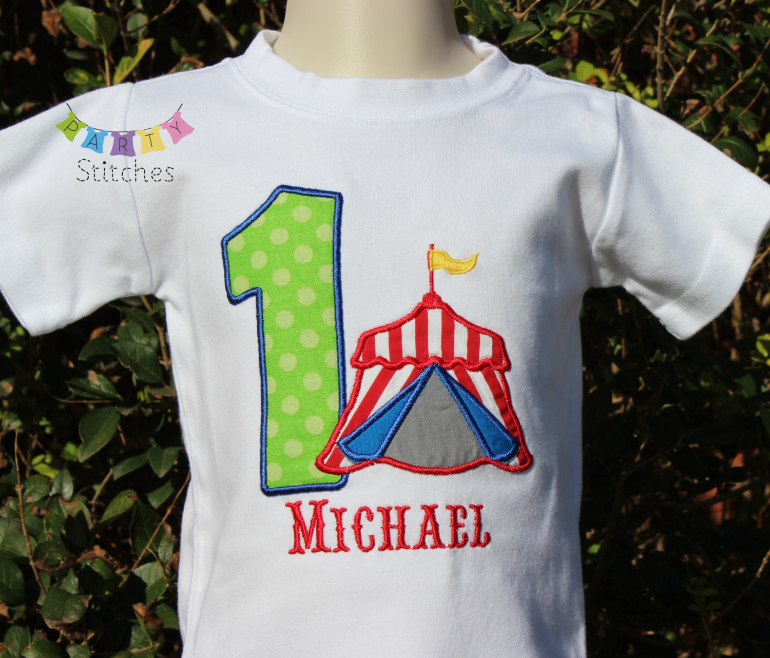 carnival themed birthday party shirts