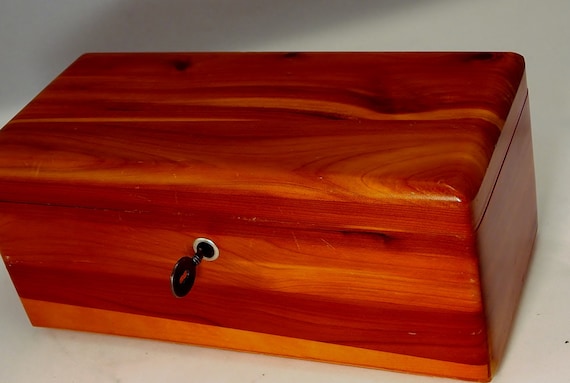 Vintage Lane Cedar Chest With Key by thevintagepicker on Etsy
