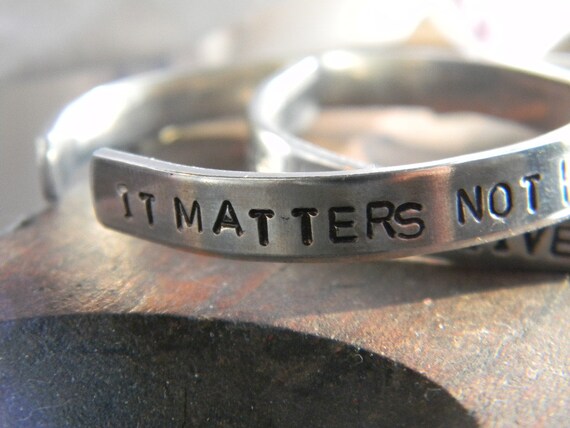 What Matters Most Is how You Live Your Dash. A pair by chapelhil