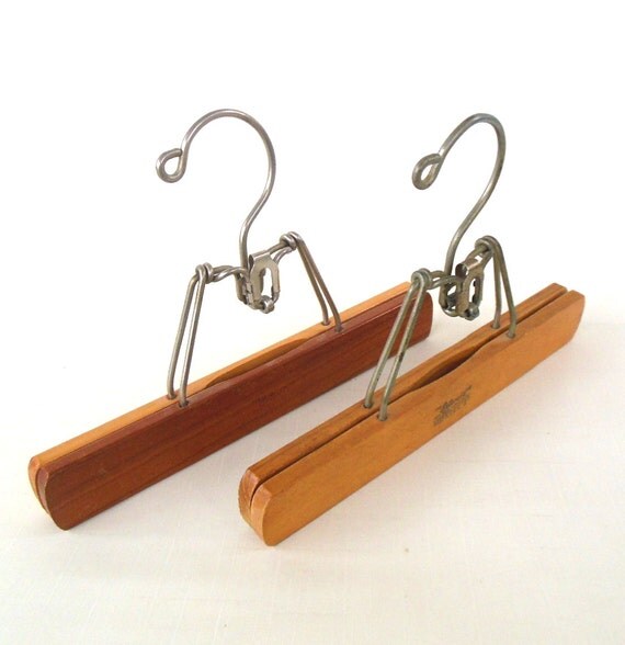 2 Setwell Hangers Skirt Pant Slacks Vintage by LaurasLastDitch