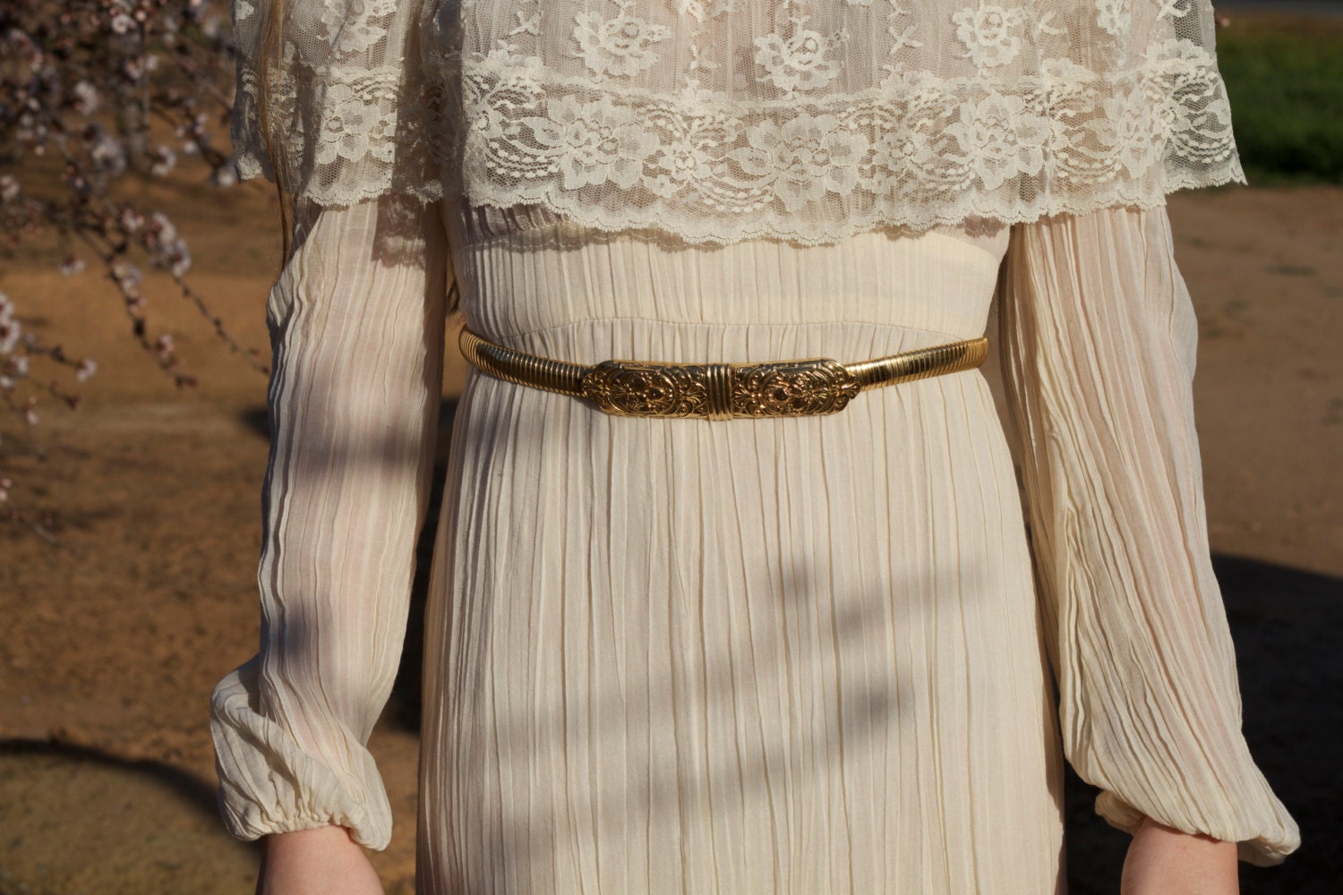 Gold Vintage Bridal Belt- All For You