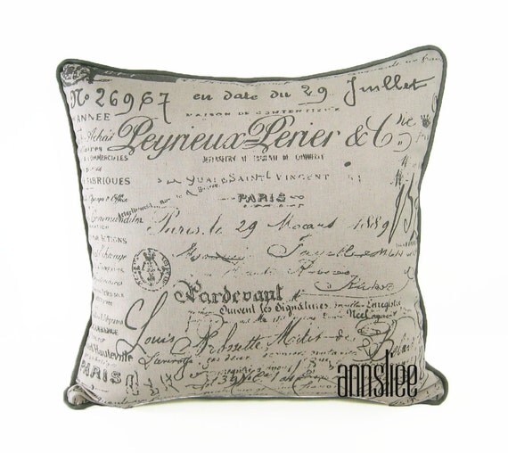 Items similar to TAUPE ACCENT Pillow Cover - 20