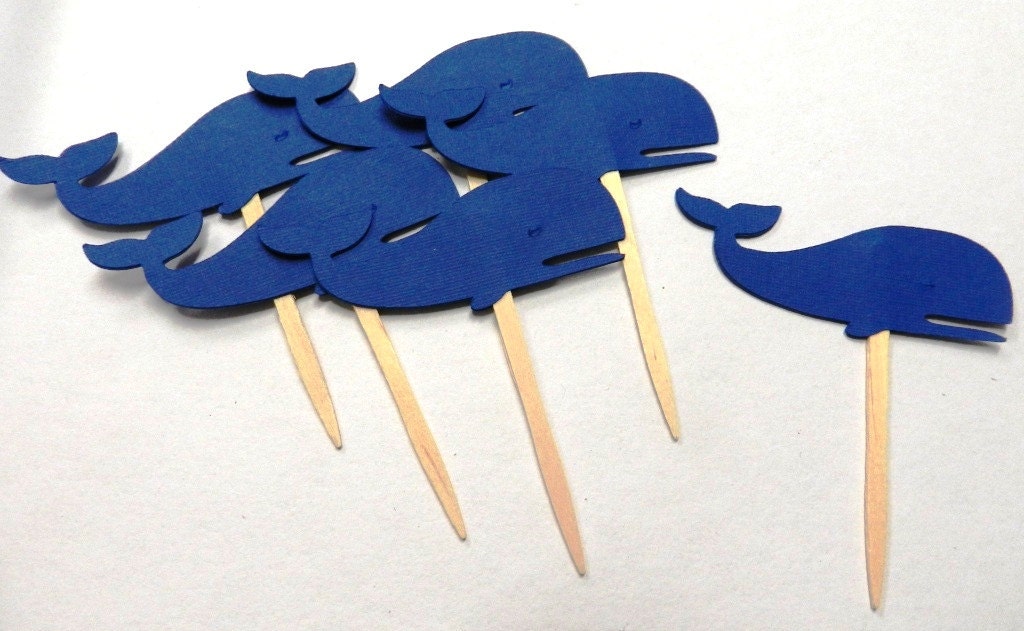 Whale Cupcake Toppers Sea Creatures Il_570xn