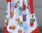 Yo Gabba Gabba  Inspired Pillowcase Dress