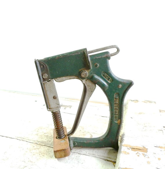 Vintage Stapler Framing Tool Fletcher No. 1 by DairyFarmAntiques