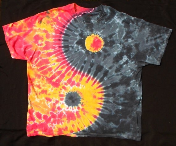 how to make a yin yang tie dye shirt