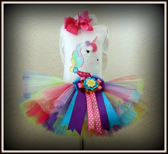 rainbow unicorn tutu
