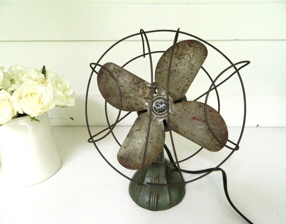 Vintage Electric Fan Sterling Retro by alwaysmaybevintage on Etsy