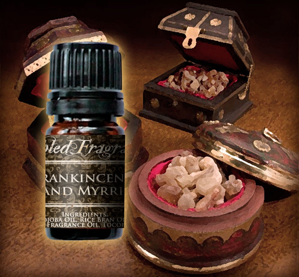 FRANKINCENSE AND MYRRH Perfume Oil 5mL Amber by FabledFragrances