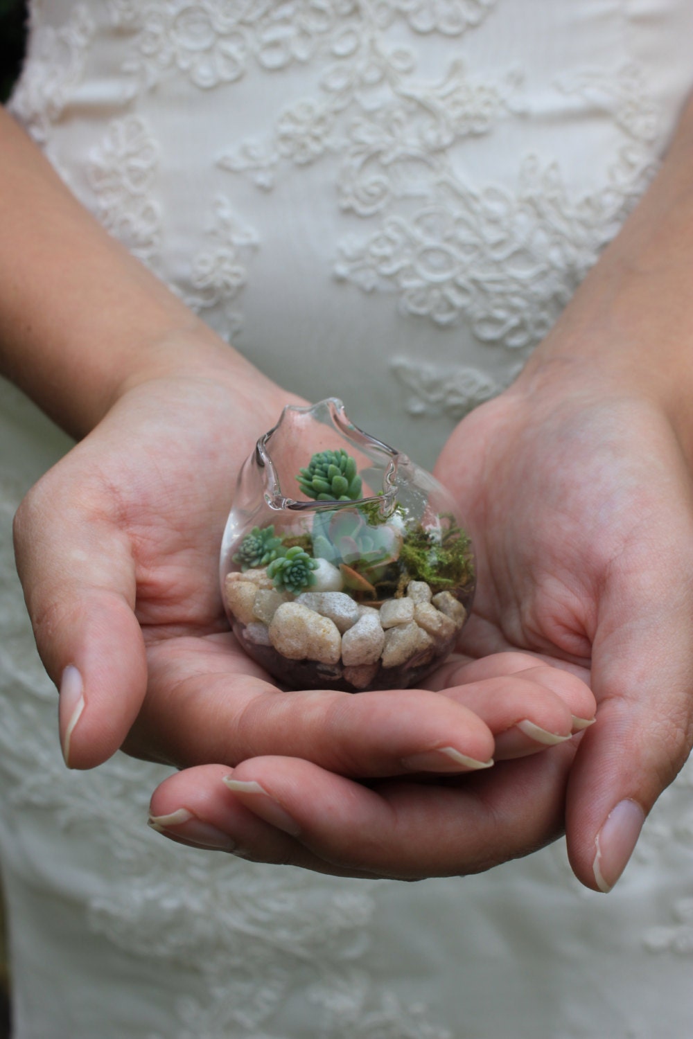 Items similar to 20 Miniature terrariums Blown Glass wedding favors
