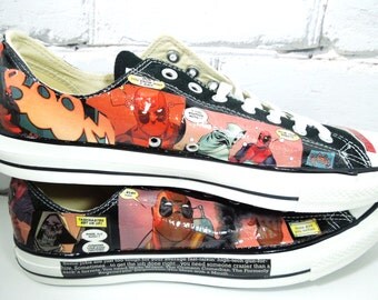 Men's Comic Book Custom Sneakers. Bachelor Party Package. The Avengers