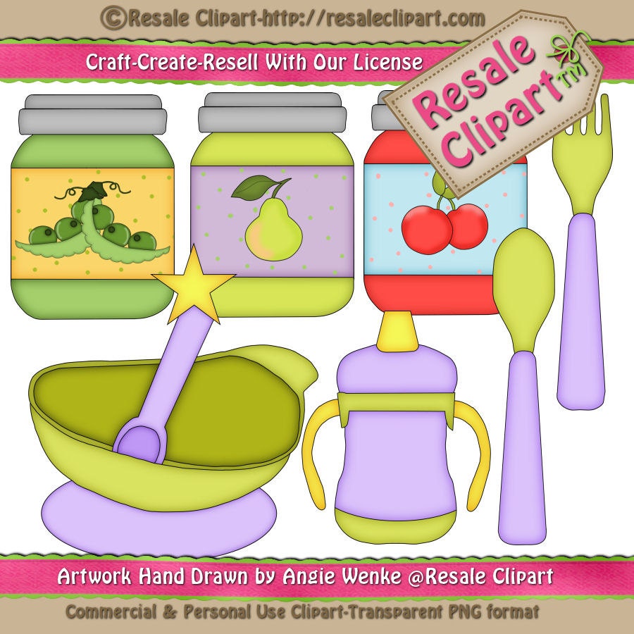 free clipart baby food - photo #47