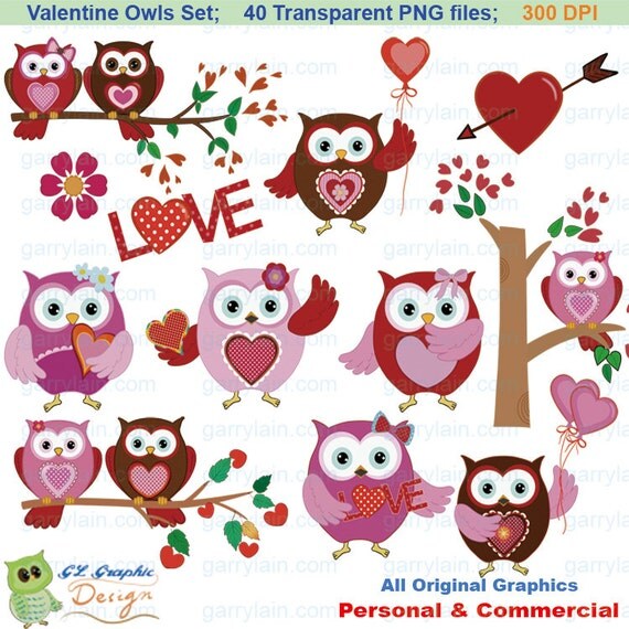 free valentine owl clip art - photo #39