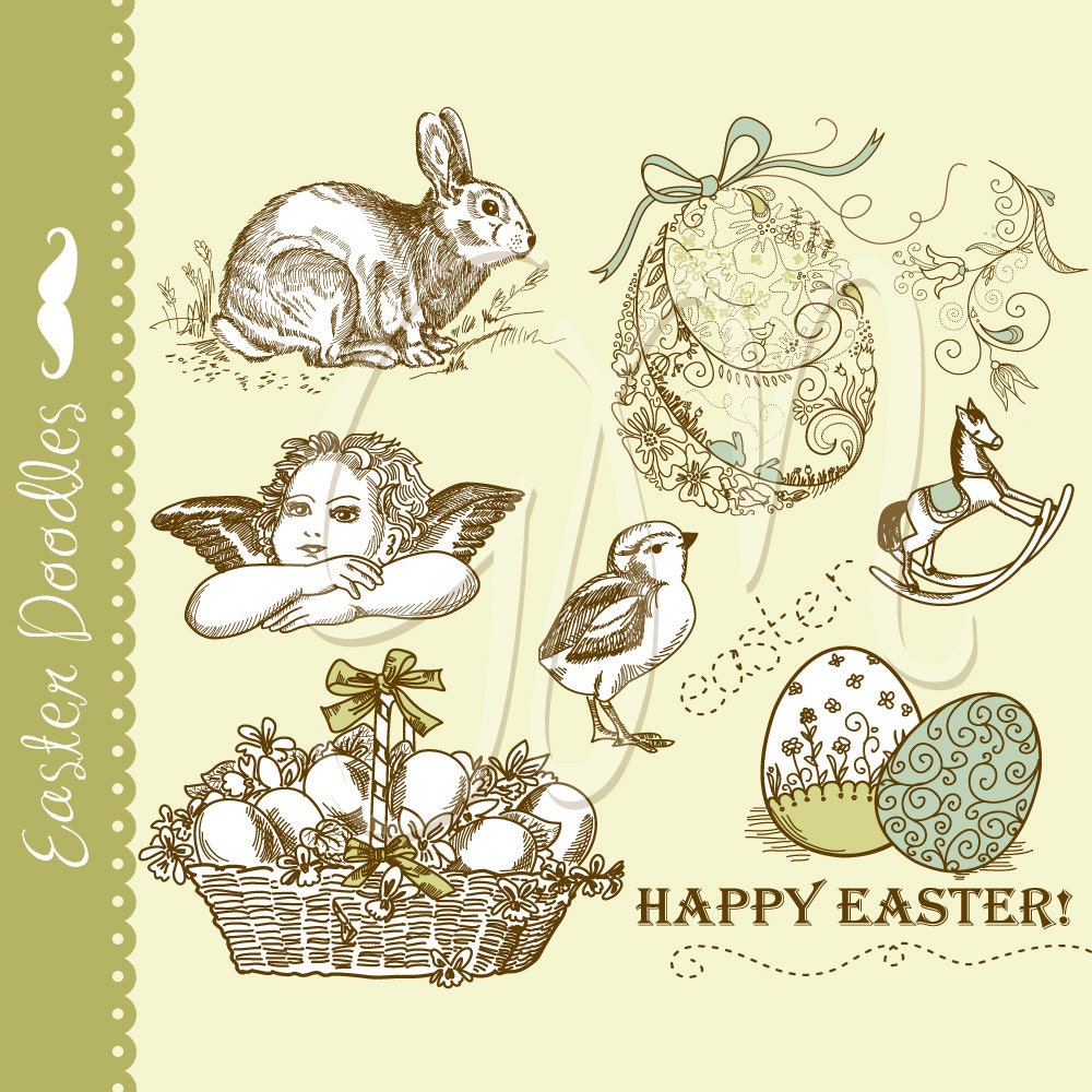 clip art vintage easter - photo #25