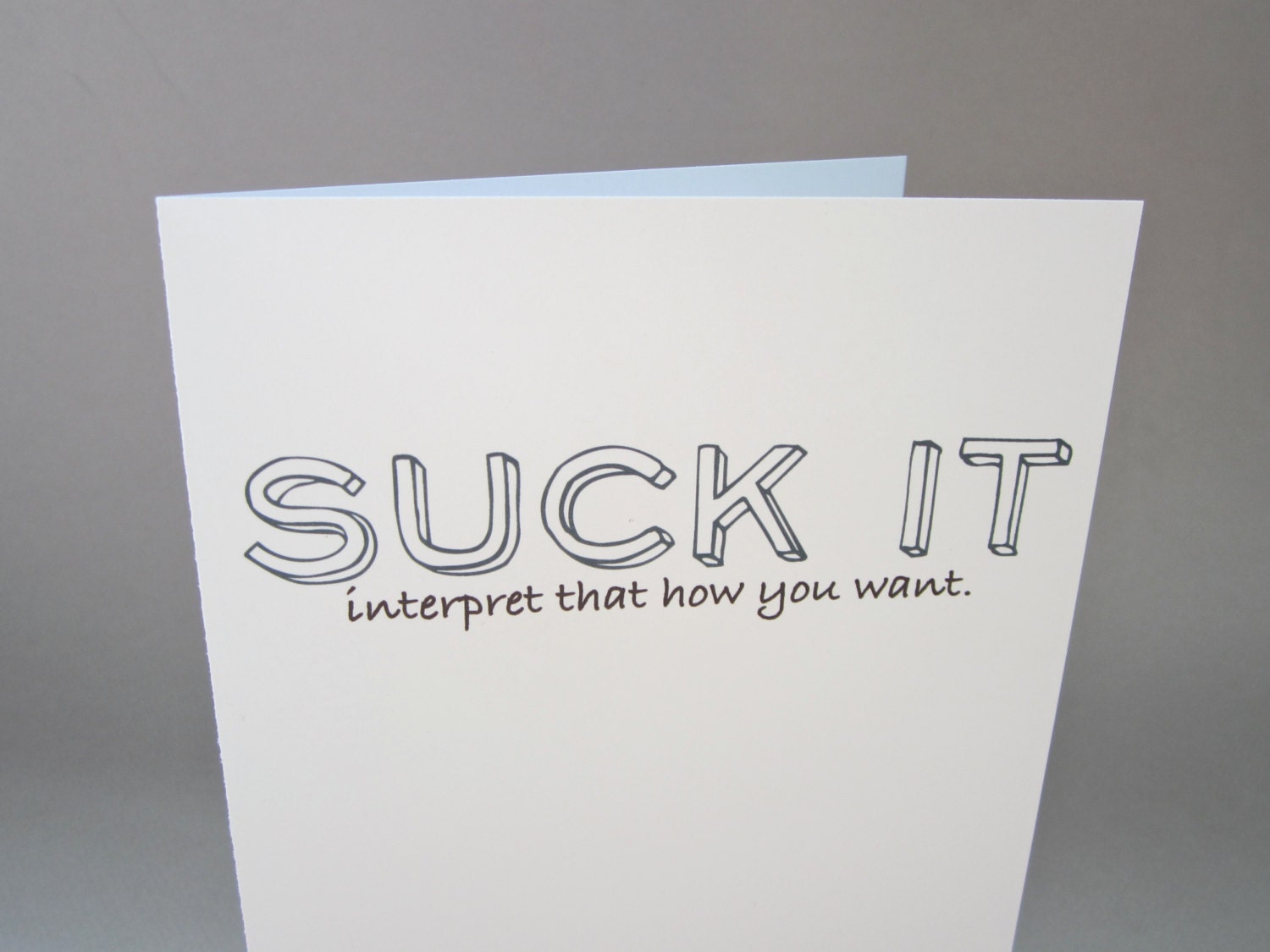 Funny Greeting Card Thinking of You Card S It by FunGirlsCards