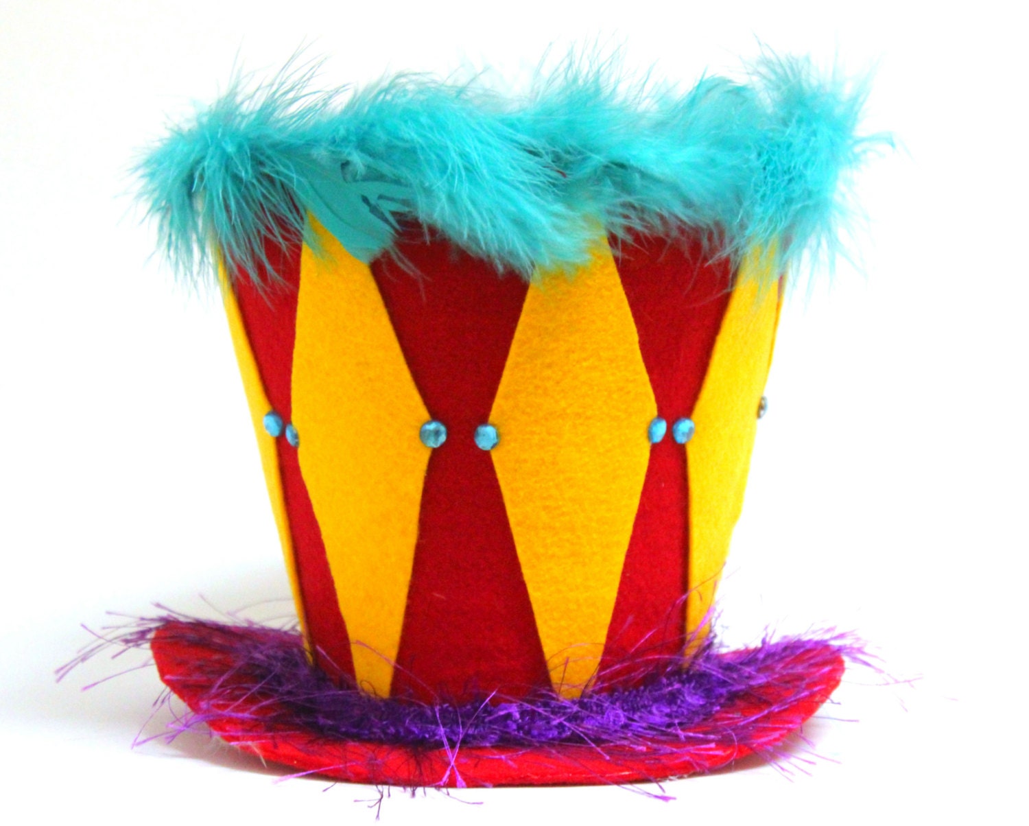 5in. Circus Circus Top Hat, Circus themed Party decoration, Ringling Brothers party theme. Clown party decoration - partydreams