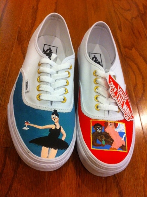 Kanye hotsell custom vans