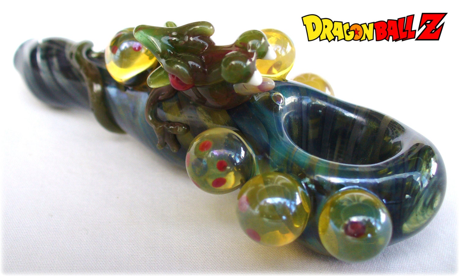 Dragon Ball Z Pipe Obtanium and Black Glass Pipe by ArtistixDNA