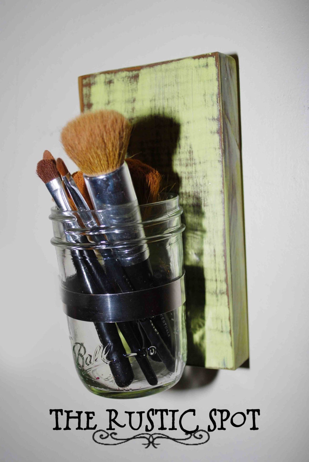 shabby chic bathroom cottage decor vase make up by ...