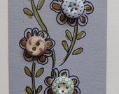 China Buttons:  Calico and Stencil Buttons