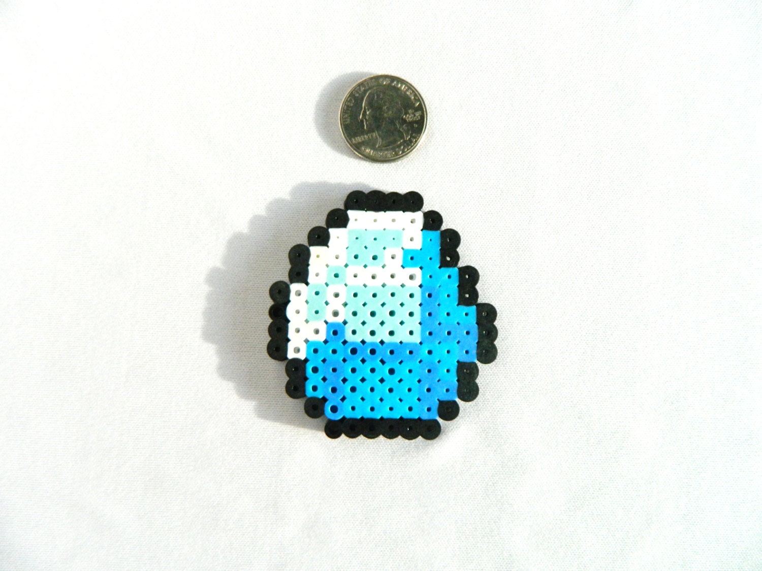 Minecraft Diamond Perler Bead Pattern