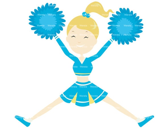 free cheerleader graphics clip art - photo #3