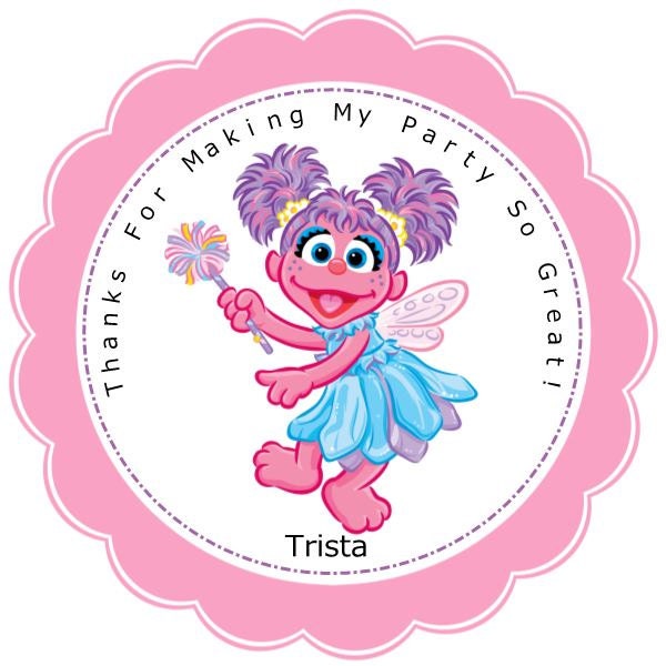 Abby Cadabby Personalized Stickers Party by KiddieCreations1