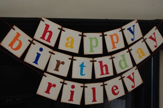 birthday decorations banner sign photoprop Il_570xn