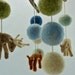 Baby Mobile, Deer Mobile with Natural Driftwood, 3 Figures
