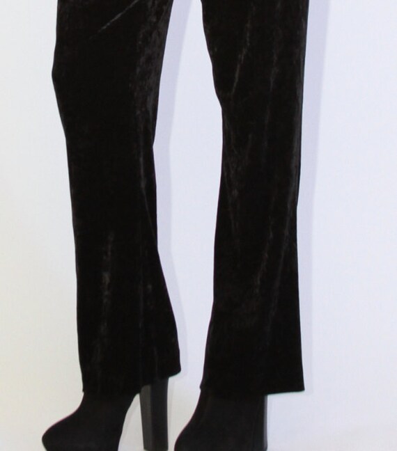 crushed velvet pants
