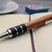 Ballpoint Pen - Guardian Jr. Style - Hawaiian Koa Wood with Chrome Accents (Gift Ready)