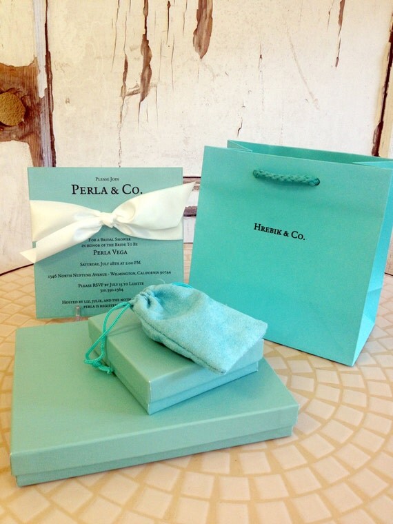 tiffany inspired gift bags