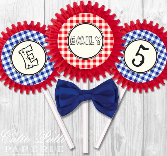 County Fair Party, State Fair Party, Country Fair Party - 2inch PRINTABLE CUSTOMIZED CUPCAKE Toppers - Cutie Putti Paperie Il_570xn
