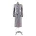 Vintage 1940's Pink & Blue Tailored Art Deco Hourglass Two Piece Suit XS