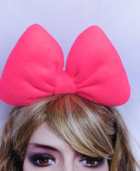 pink neon headband