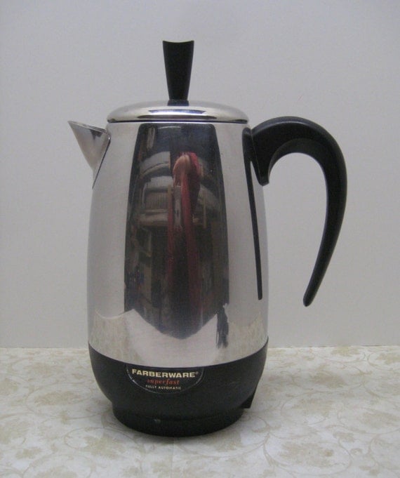 Vintage Farberware Superfast 8 cup Percolator Model 138 by MyBarn