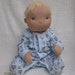 RESERVED for Aimee. Fretta's Life Size Waldorf Baby. 22" Gender neutral, all natural Steiner's Doll. Blonde / Blue Eyes baby doll