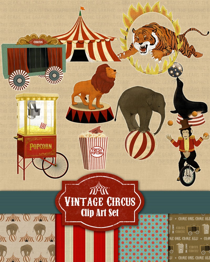 free clip art vintage circus - photo #4