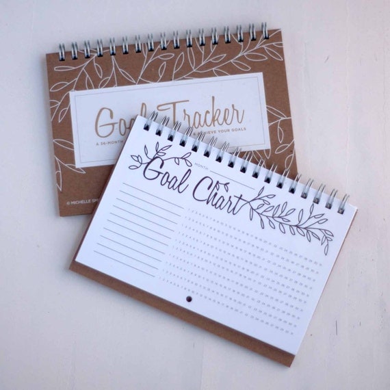 Spiral Bound Kraft Goal Keeping Notebook