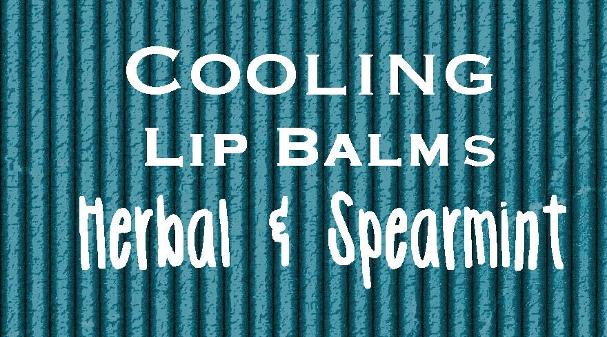 NEW Cooling Lip Balm Twin Pack (Herbal & Spearmint)