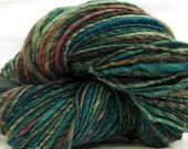 HandSpun Yarn Falkland wool Night Shadows 220 yards