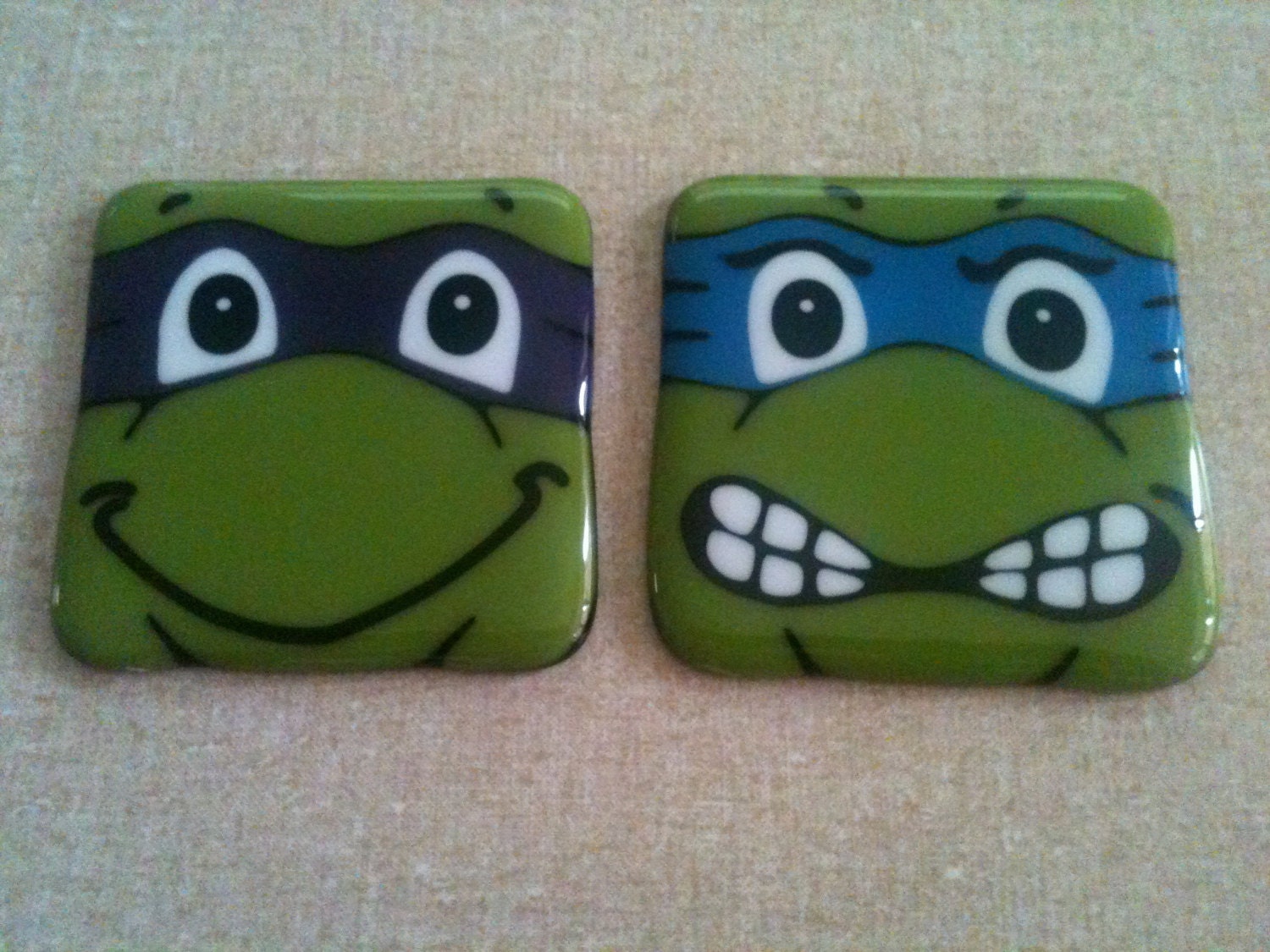 Custom listing for Danielle Desouto- Ninja Turtle coasters