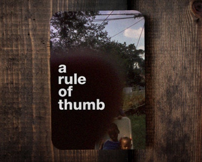 Rule of Thumb  - Happy Birthday Card