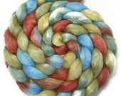 Handpainted Merino/Tencel Roving - 4 oz. VINTAGE - Spinning Fiber