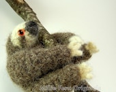 Three Toe Sloth Plush Toy Wool