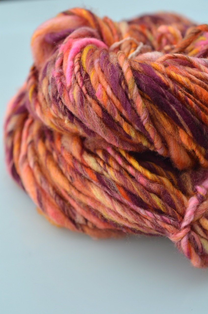 Outlaw Yarn Sunshine Princess handspun Art Yarn