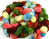 Day's End 'Elsa'- Bluefaced Leicester combed top roving 5 oz wool spinning fiber weave felt