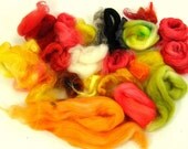 Carding Party Fiber Variety Pack A6-03- 2 oz - Great for carding batts, felting, spinning from the locks
