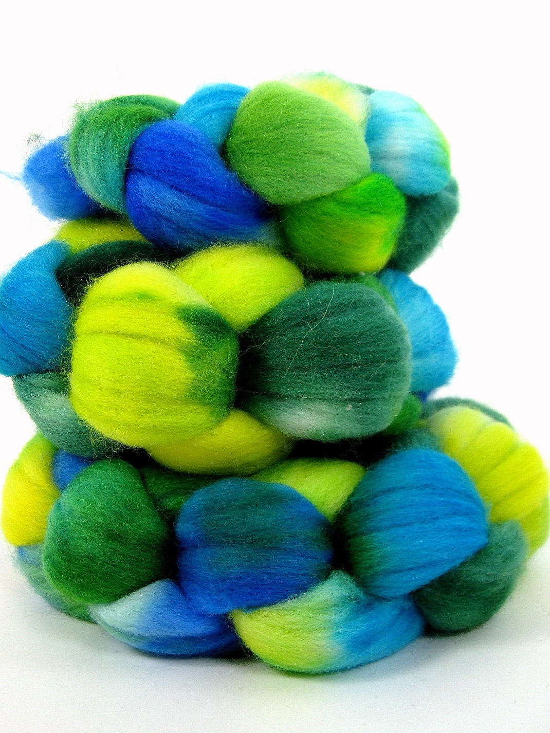 Cadiz- 4 oz Polwarth wool combed top spinning fiber roving weave felt